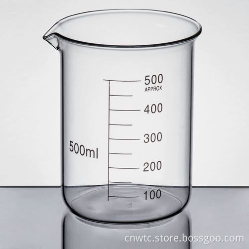 Lab Grade Borosilicate Glass Graduated Cylinder: 100ml & 250ml Capacity, Featuring a Round Base and Spout Design
